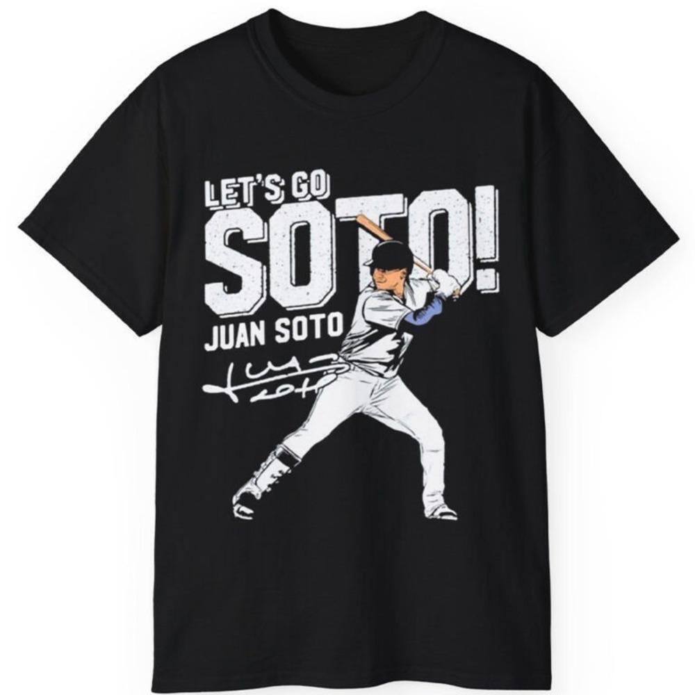 Juan Soto Yankees Lets Go Shirt New York Baseball Fan Gift Retro Sports Tee